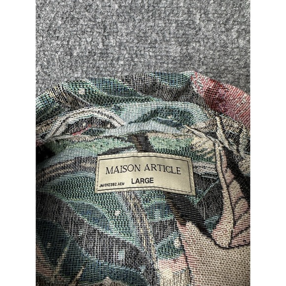 Mens Maison Article Bird Wave Pattern Jacket Pants Matching Set, Size L - Picture 6 of 13